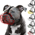 Pitbull Dog Muzzle Metal Mask by BUDKAS for Large Dogs