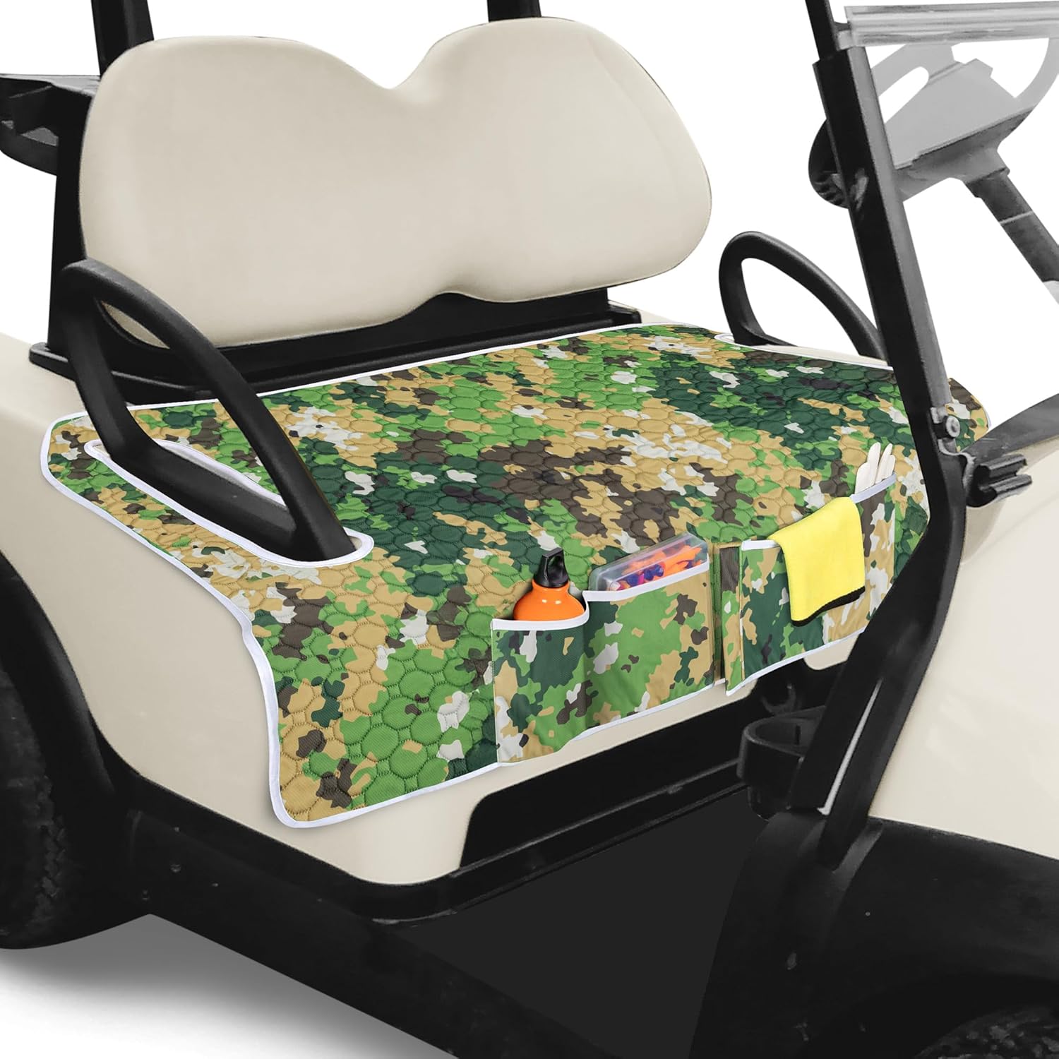 Universal Golf Cart Seat Covers with Pockets for EZGO & More