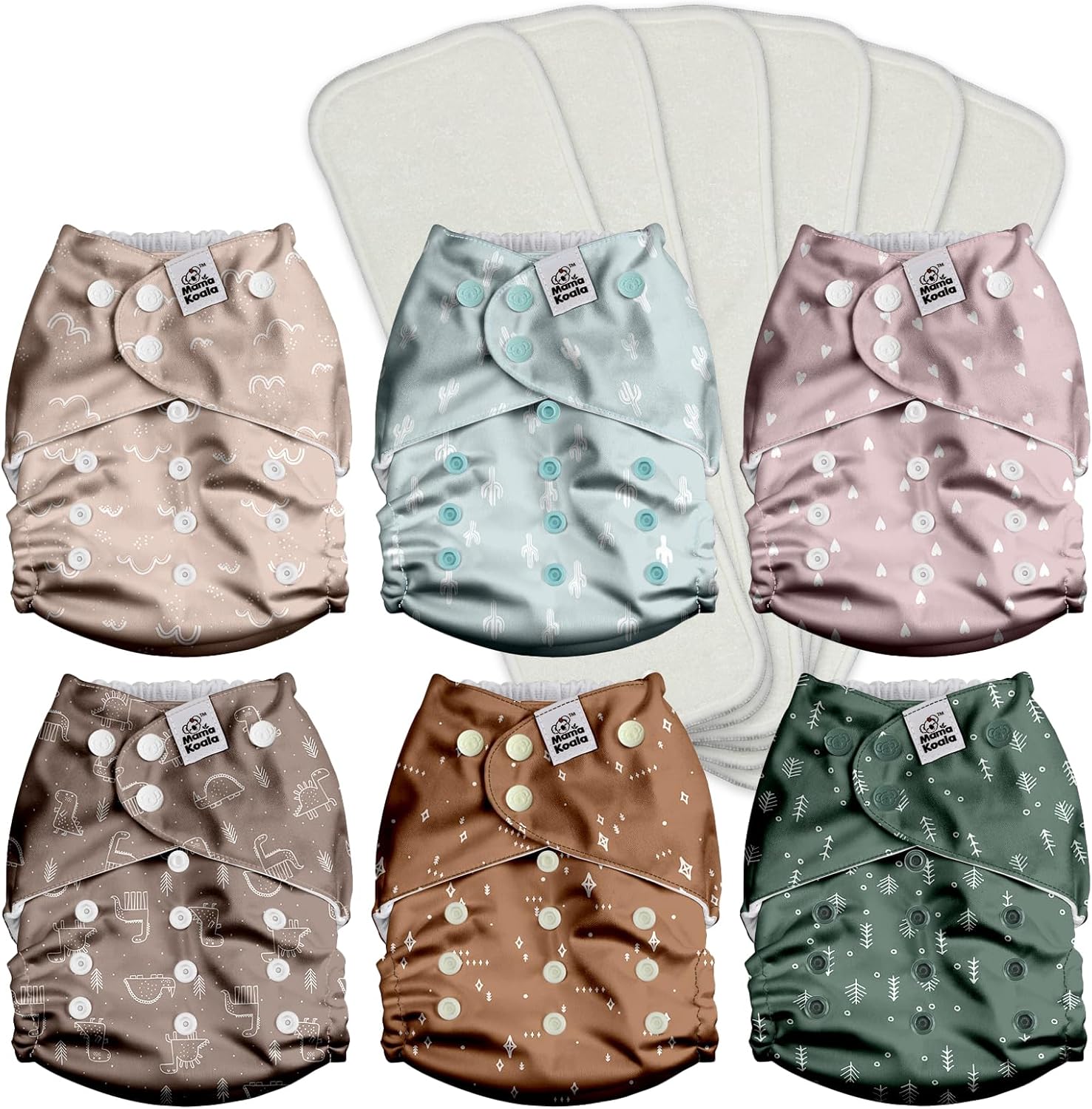Mama Koala 3.0 Cloth Diapers - Reusable & Soft!