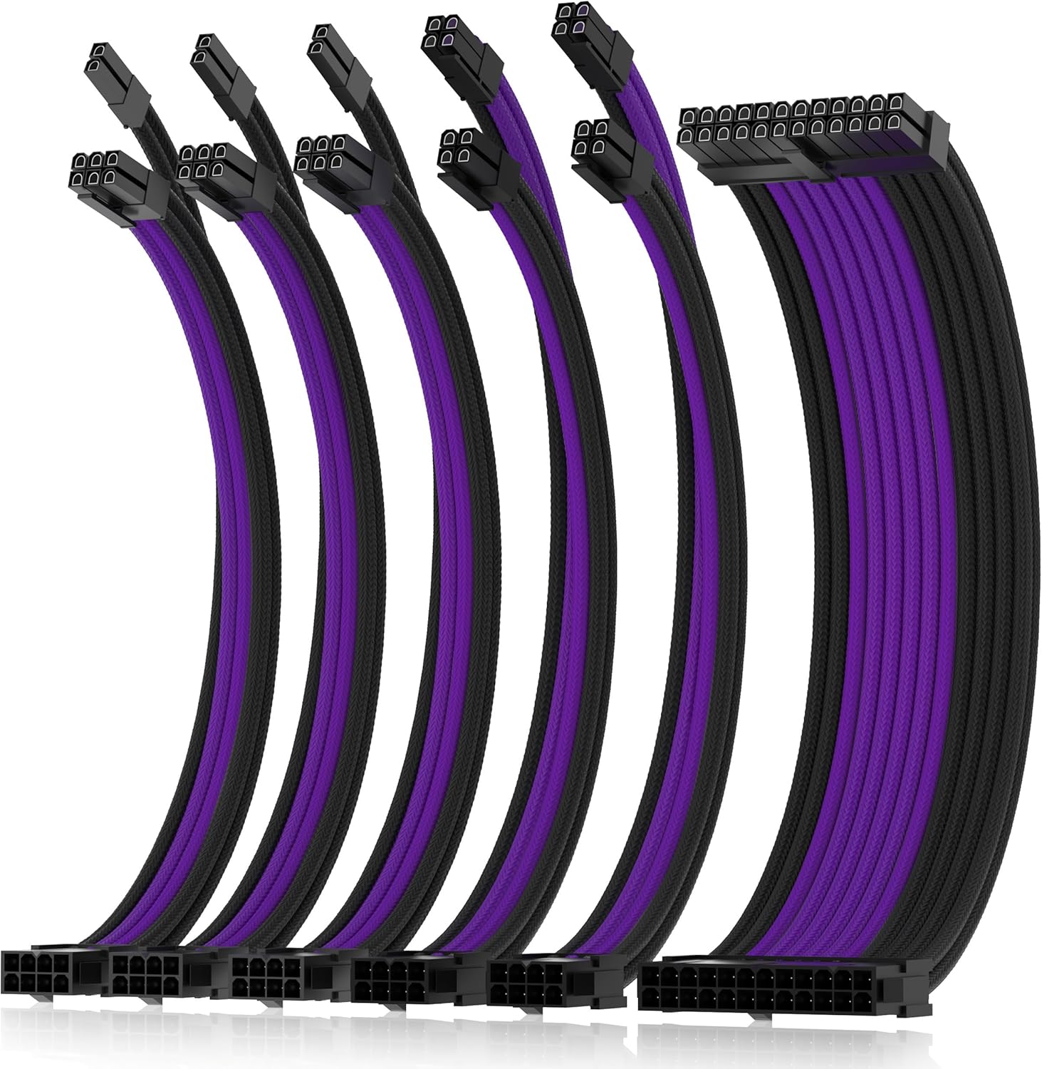 Asiahorse 16AWG Pro Power Supply Extension Cable Kit for PCs