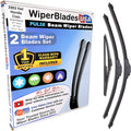 WiperBladesUSA Wiper Blades Set for Honda Civic 2003 - Clear Wipe