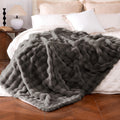 Ultra Soft Cozy Faux Fur Throw Blanket 60x80 in - Oversize Luxury