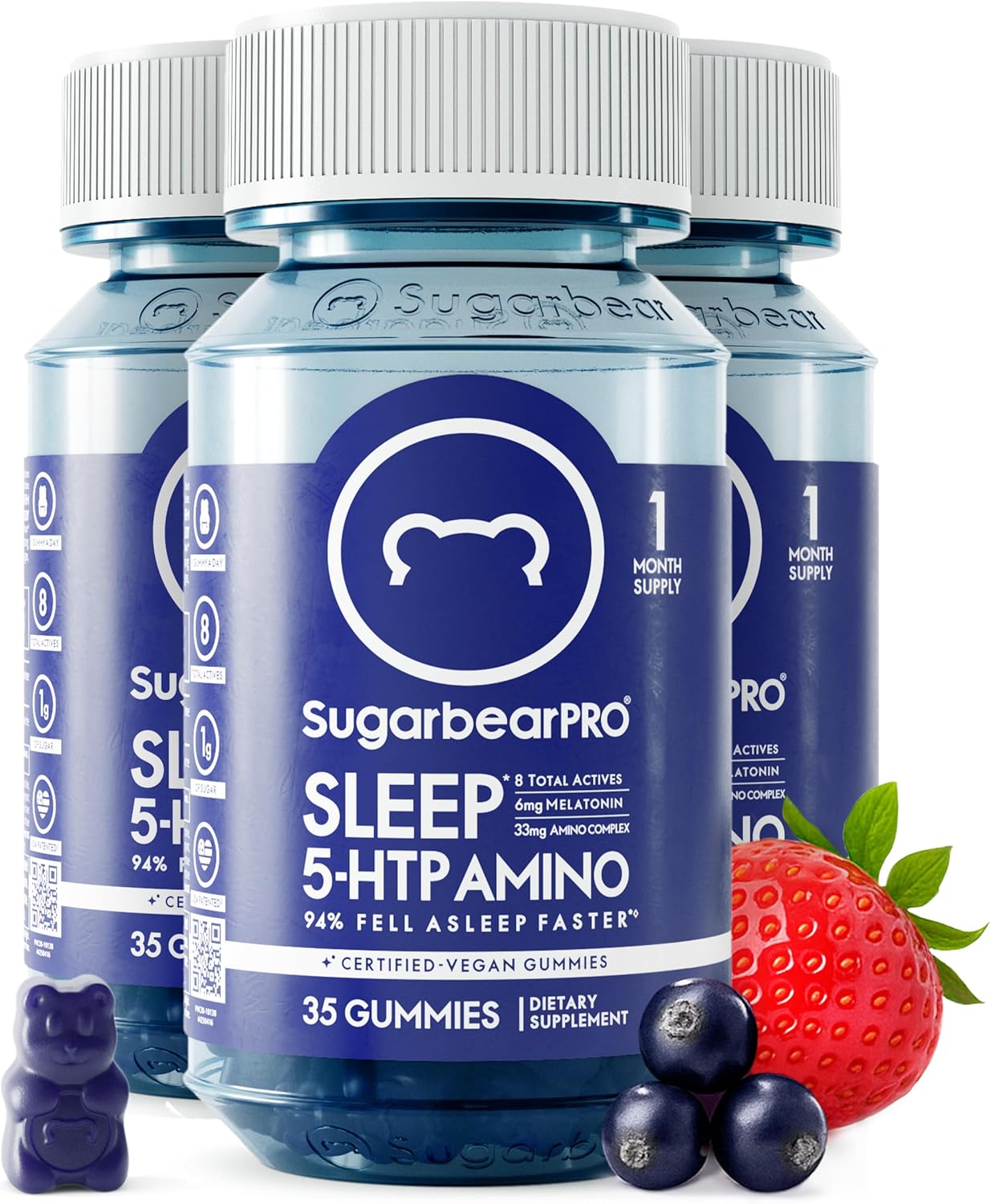Sugarbear Sleep Gummy 3 Month Supply for Better Sleep