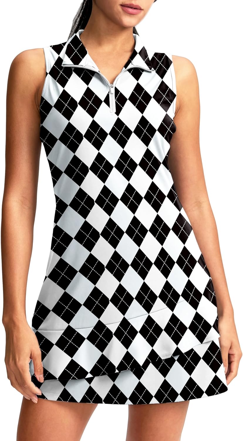 G Gradual Tennis Dress for Women with Pockets and Shorts