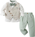 Volunboy Baby Boy Suit Toddler Formal Outfit - Classic 3 Piece Set