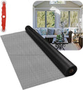 Fiberglass Window Screen Mesh Roll 56in x 100ft - Durable Easy-to-Cut