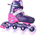 Kids Unicorn Inline Skates for Girls and Boys Ages 4-12 - Light Wheels