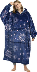 Catalonia Oversized Blanket Hoodie Sweatshirt - Cozy Sherpa Pullover