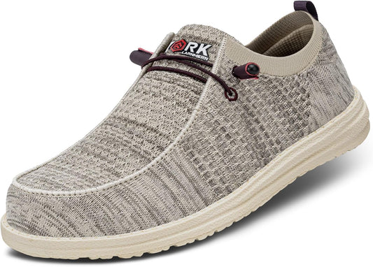 LARNMERN Steel Toe Loafers for Women - Lightweight Comfort