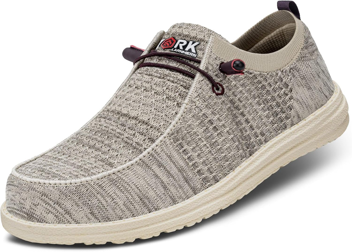 LARNMERN Steel Toe Loafers for Women - Lightweight Safety Shoes