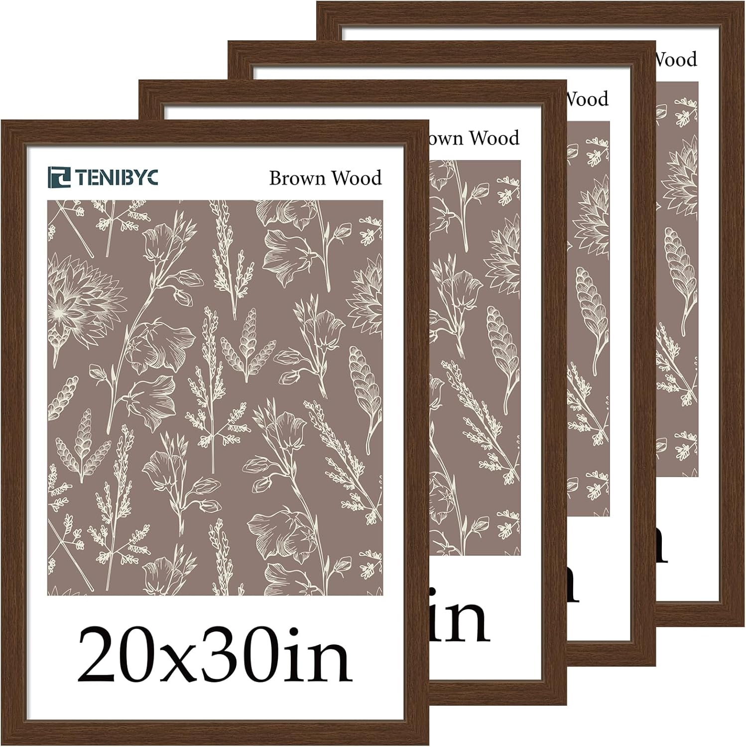 20 x 30 Poster Frame Set of 4 for Elegant Home Display