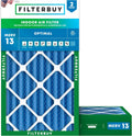 16x24x4 MERV 13 Air Filter 2-Pack - Optimal Smoke & Allergy Defense