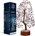 Amethyst Crystal Tree of Life 10-12 in - Healing Bonsai for Positive