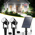 T-SUN 2W Solar Spotlights for Outdoor Garden and Yard Use