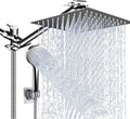 Shower Head Combo 10 in Rain + 5-Setting Handheld - High Pressure
