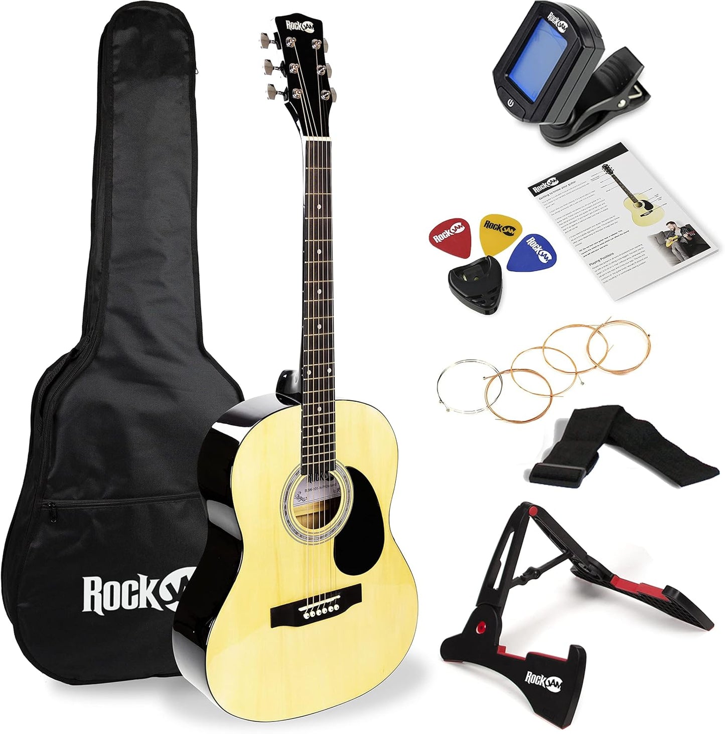 RockJam Acoustic Guitar Superkit: Everything You Need!