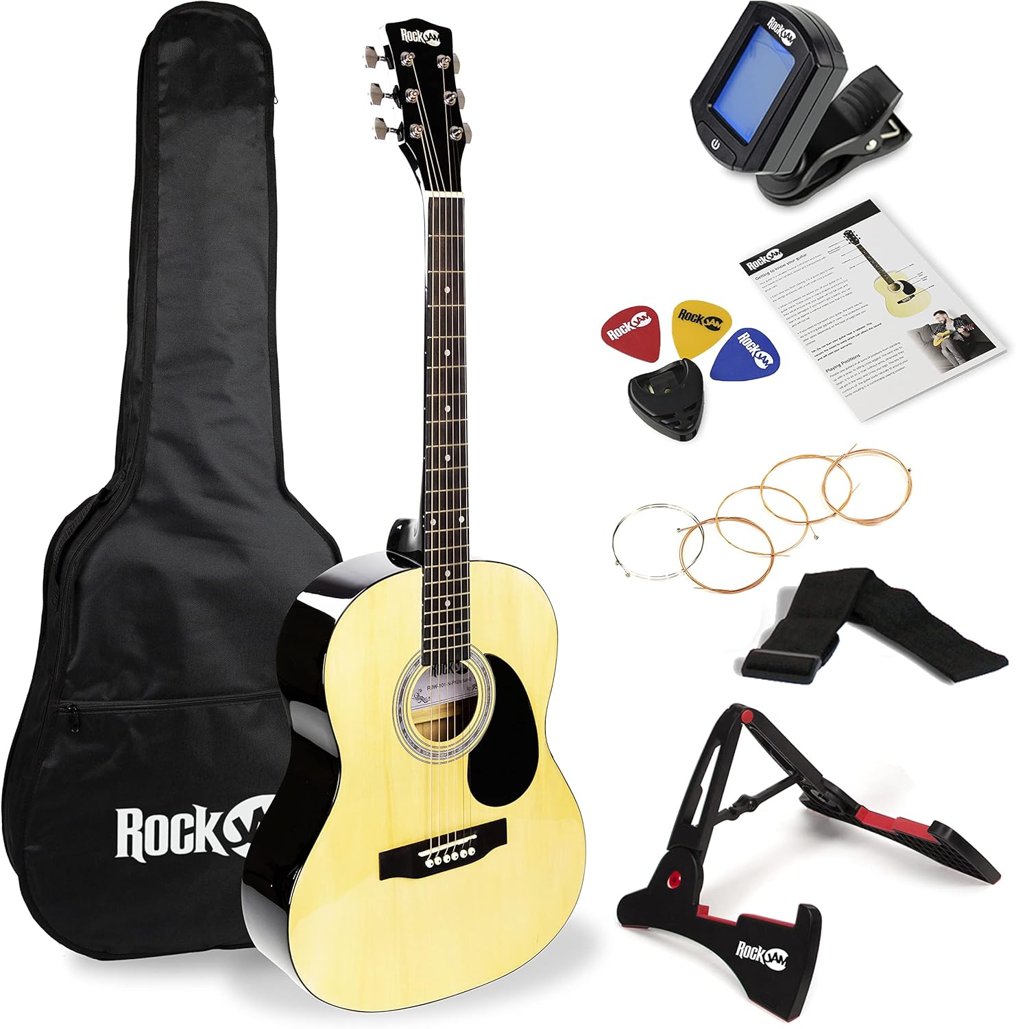 RockJam Acoustic Guitar Superkit: Everything You Need!