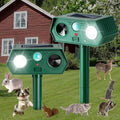 Ultrasonic Animal Repellent 2Pack 2025 Solar Motion-Activated Repeller