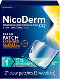 NicoDerm CQ Nicotine Patches 21 mg - Effective Smoking Cessation Aid
