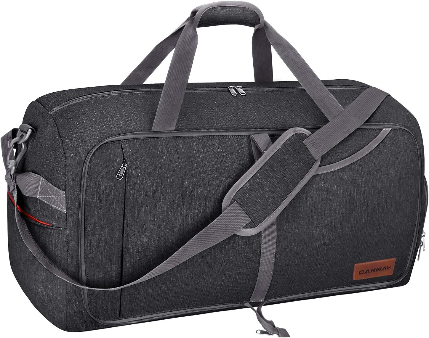 115L Foldable Travel Duffel Bag with Shoe Compartment for Men Women