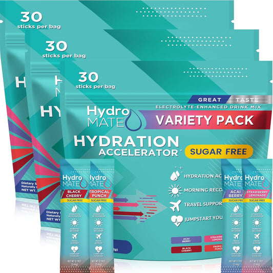 Electrolyte Powder Sugar-Free Hydration Packets for Daily Energy
