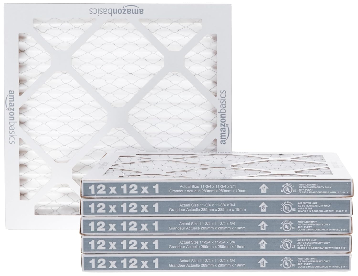 Fresh Air Alert:  Basics Merv 8 12x12x1 Filter, 6 Pack