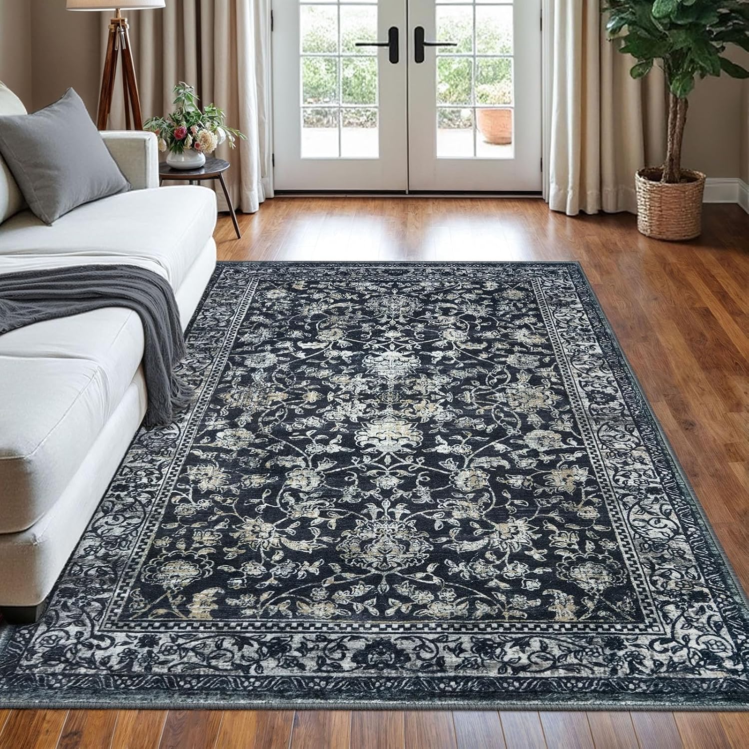 KILOCOCO 5x7 Area Rug for Living Room and Bedroom Spaces