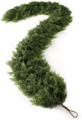 7FT Artificial Cedar Garland - Full, Fade-Resistant Holiday Greenery