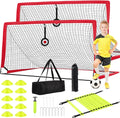 6x4 FT Kids Soccer Goals for Backyard - Portable Pop Up Set
