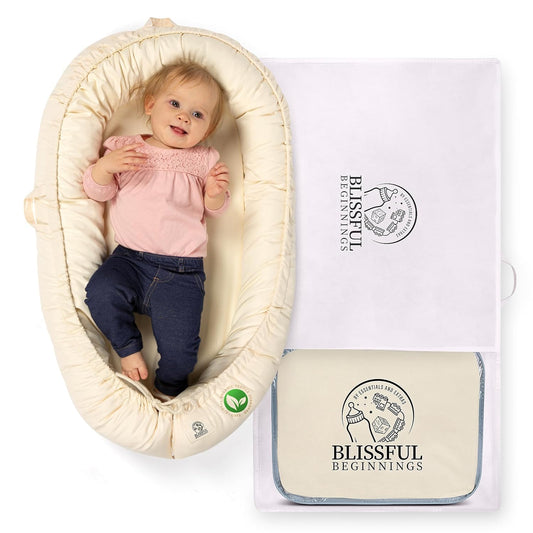Portable Organic Baby Lounger - Blissful Sleep