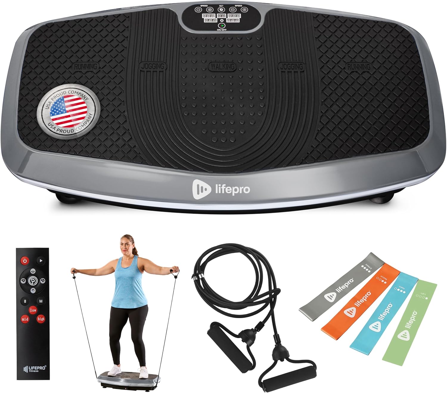 Lifepro Hovert 3D Heavy Duty Vibration Plate for Recovery