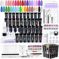 SAVILAND Poly Gel Nail Kit: 36 Colors for DIY Manicure
