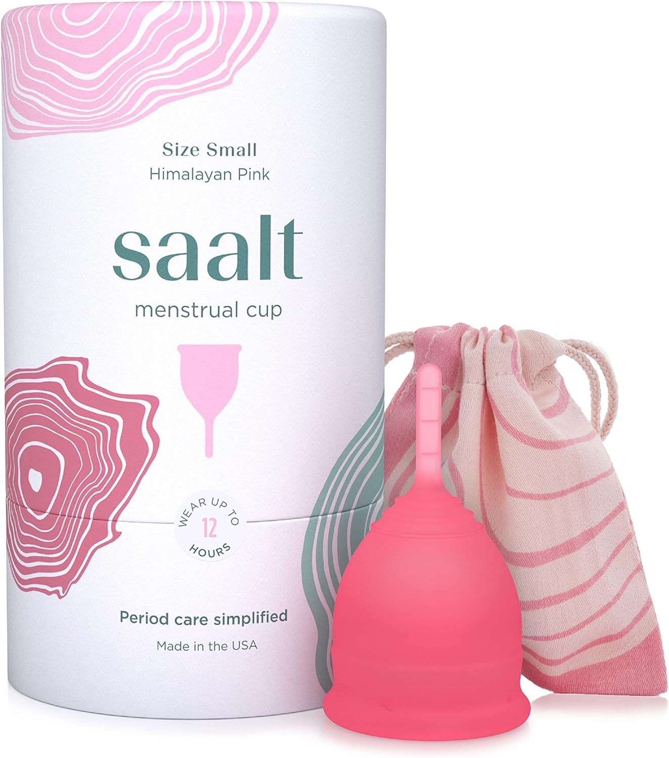 Saalt Menstrual Cup - 12H Comfort Wear - Premium USA Silicone