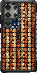 USA Flag on Bullet Casings UAG Pathfinder Case for Galaxy S25 Ultra