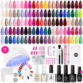 Gel Nail Polish Kit with UV Light - 75PCS Chic Outfits Set