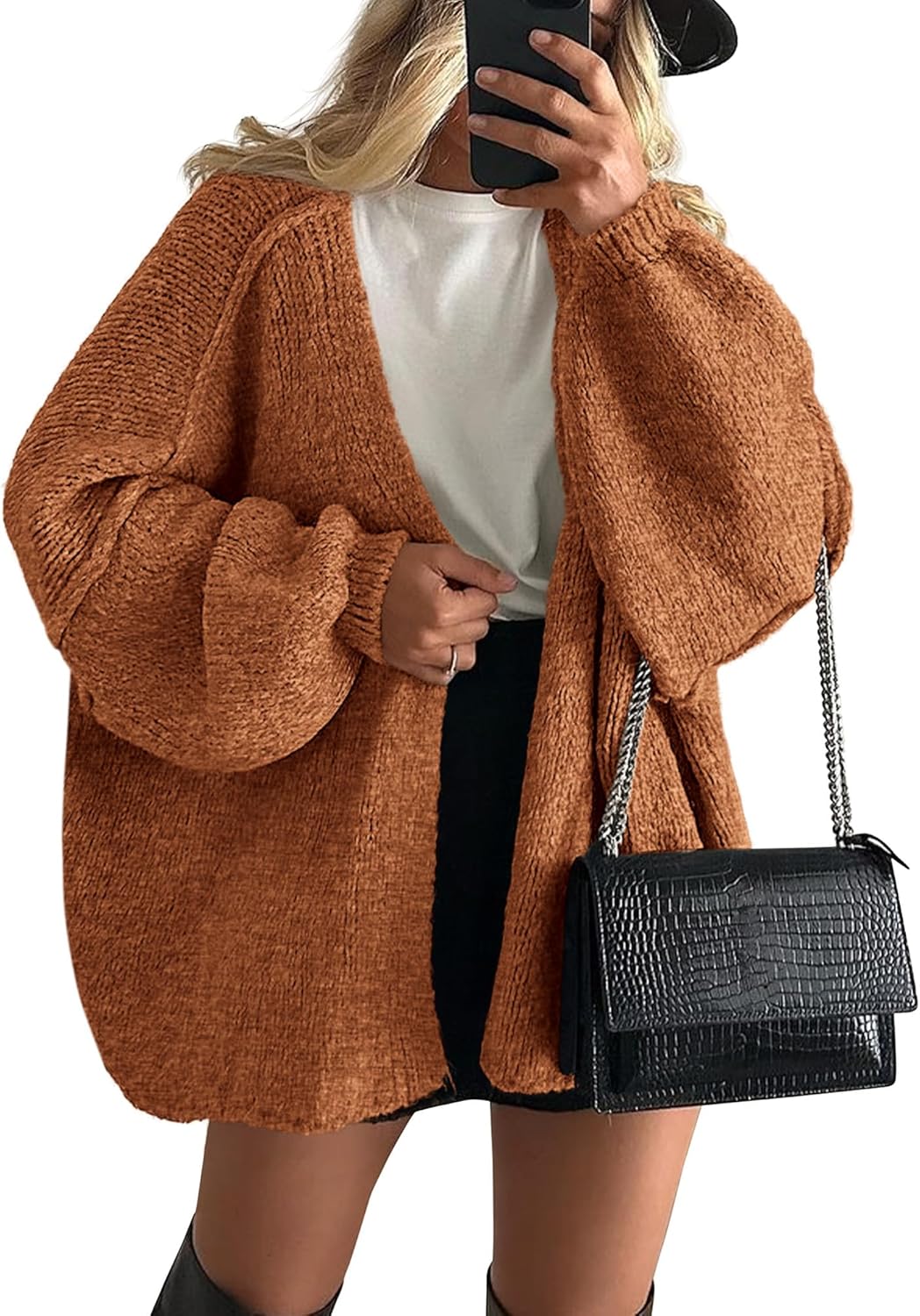 PRETTYGARDEN Womens Oversized Cardigan Sweaters for Fall Style