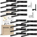 8ft Floating Shelf Bracket Heavy Duty (Pack 16) - Hidden Support