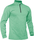 TACVASEN Men's Quarter Zip Pullover - Lightweight Warmth for Active