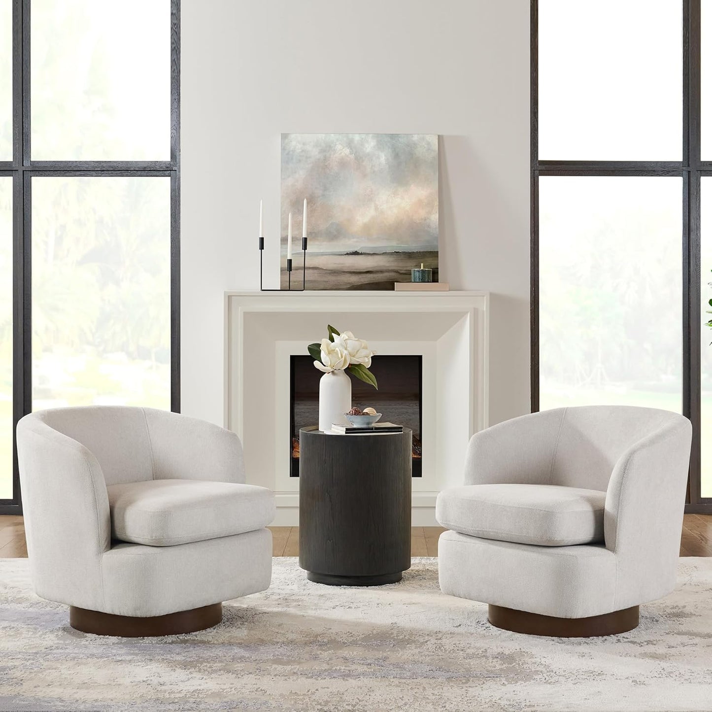 Modern Swivel Barrel Chairs for Stylish Living Spaces