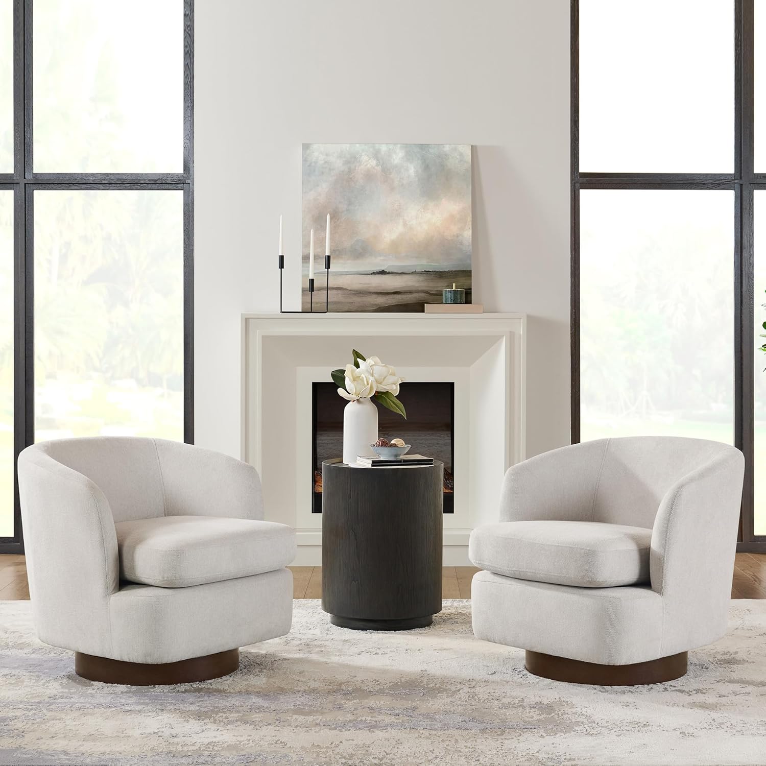 Modern Swivel Barrel Chairs for Stylish Living Spaces