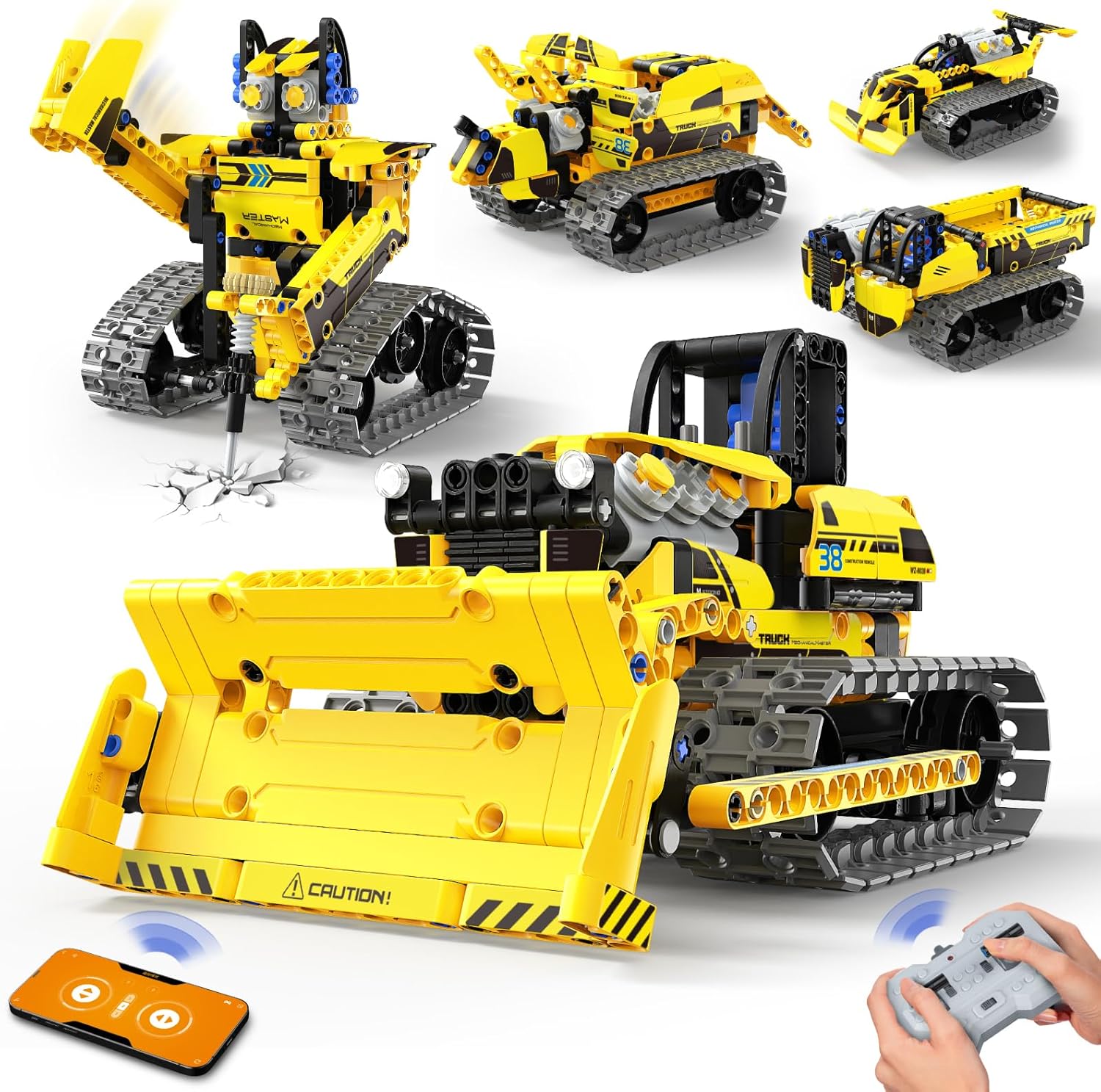 5 in 1 STEM Robot Toy Building Kit for Kids Ages 8-12 Fun