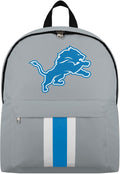 Detroit Lions Team Logo Solid Stripe Football Backpack