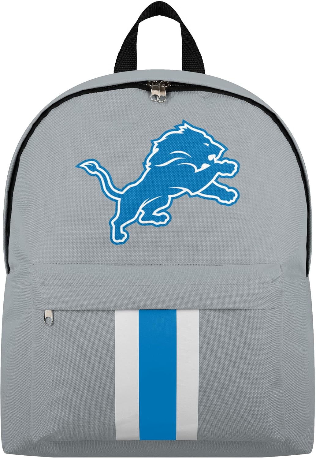 Detroit Lions Team Color Logo Solid Stripe Backpack for Fans