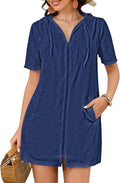 Bsubseach Women's Terry Cloth Swim Cover Up - Chic Robe for Beach Days