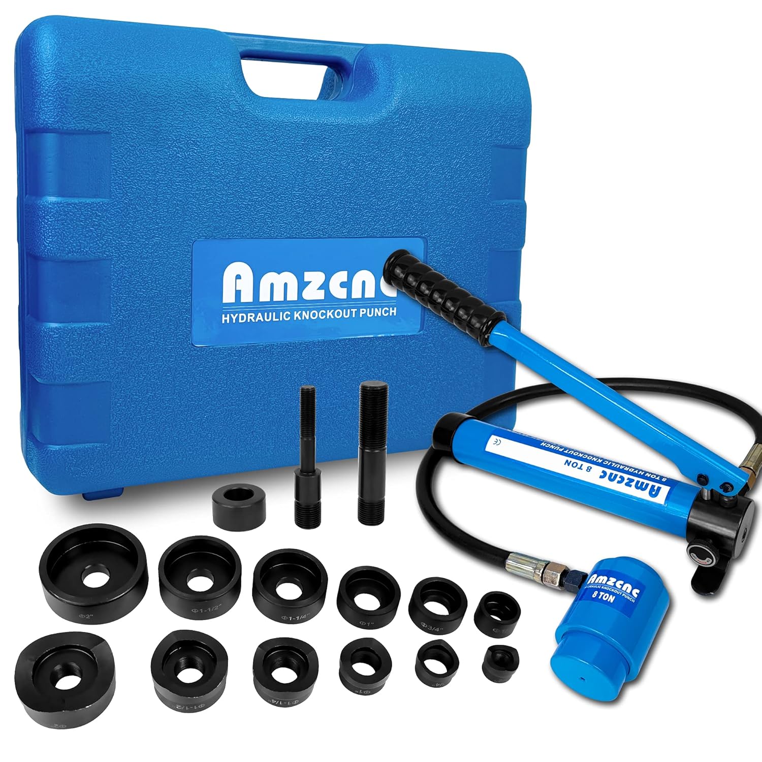 Hydraulic Knockout Punch Electrical Conduit Hole Cutter Set