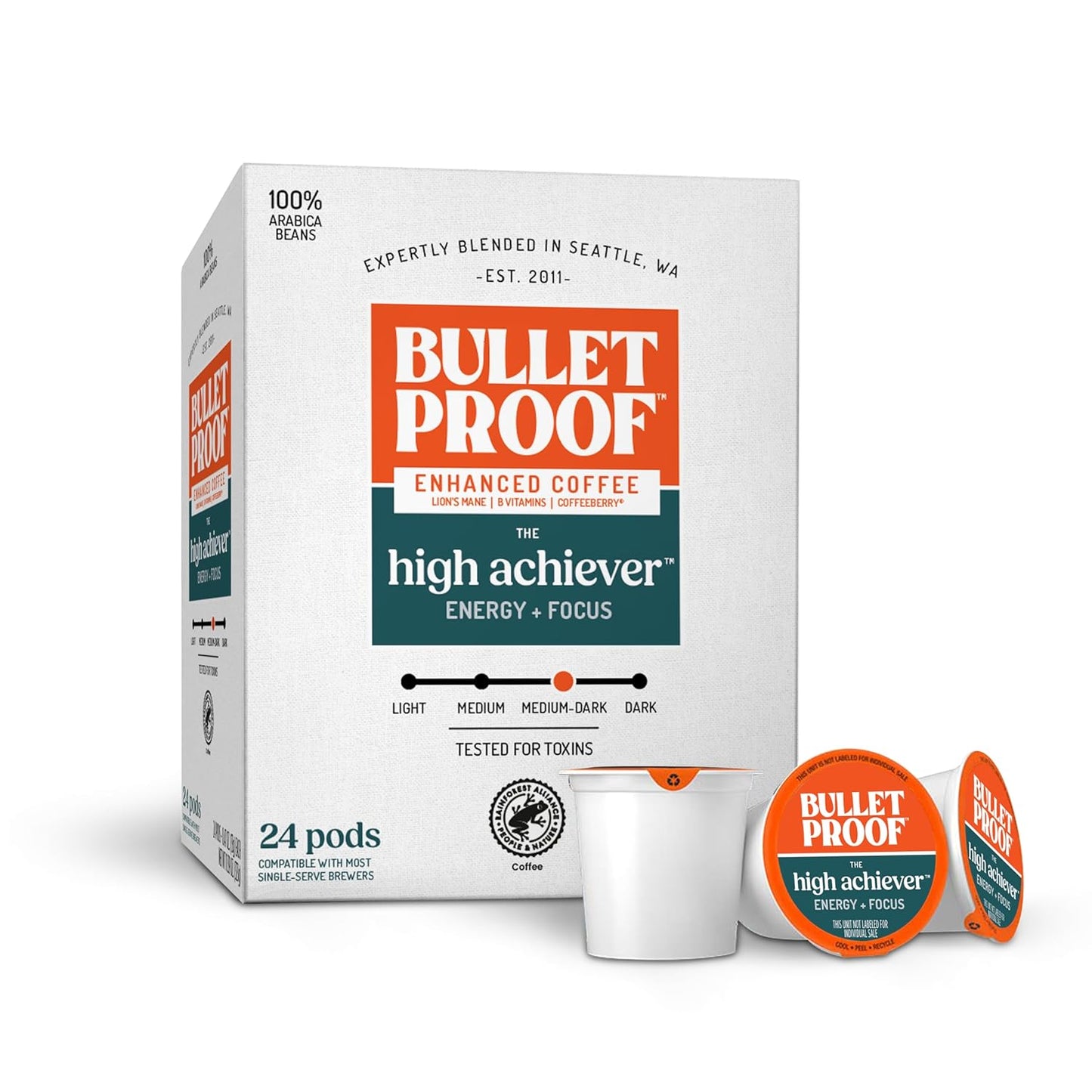 High Achiever Single-Serve Pods for Energy and Focus