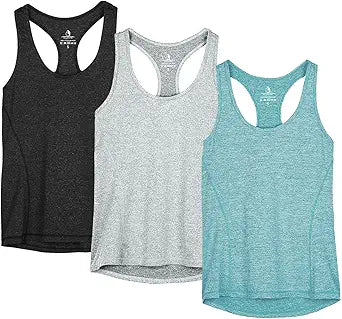 icyzone Women's Racerback Workout Tank Tops for Active Lifestyle