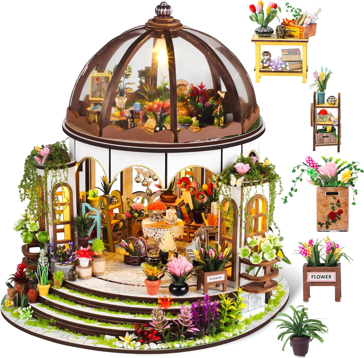 DIY Book Nook Kit - 3D Wooden Puzzle Miniature House Decor
