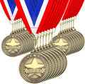 2 in Award Medals 30 Pack - Gold Winner Medals with Ribbons