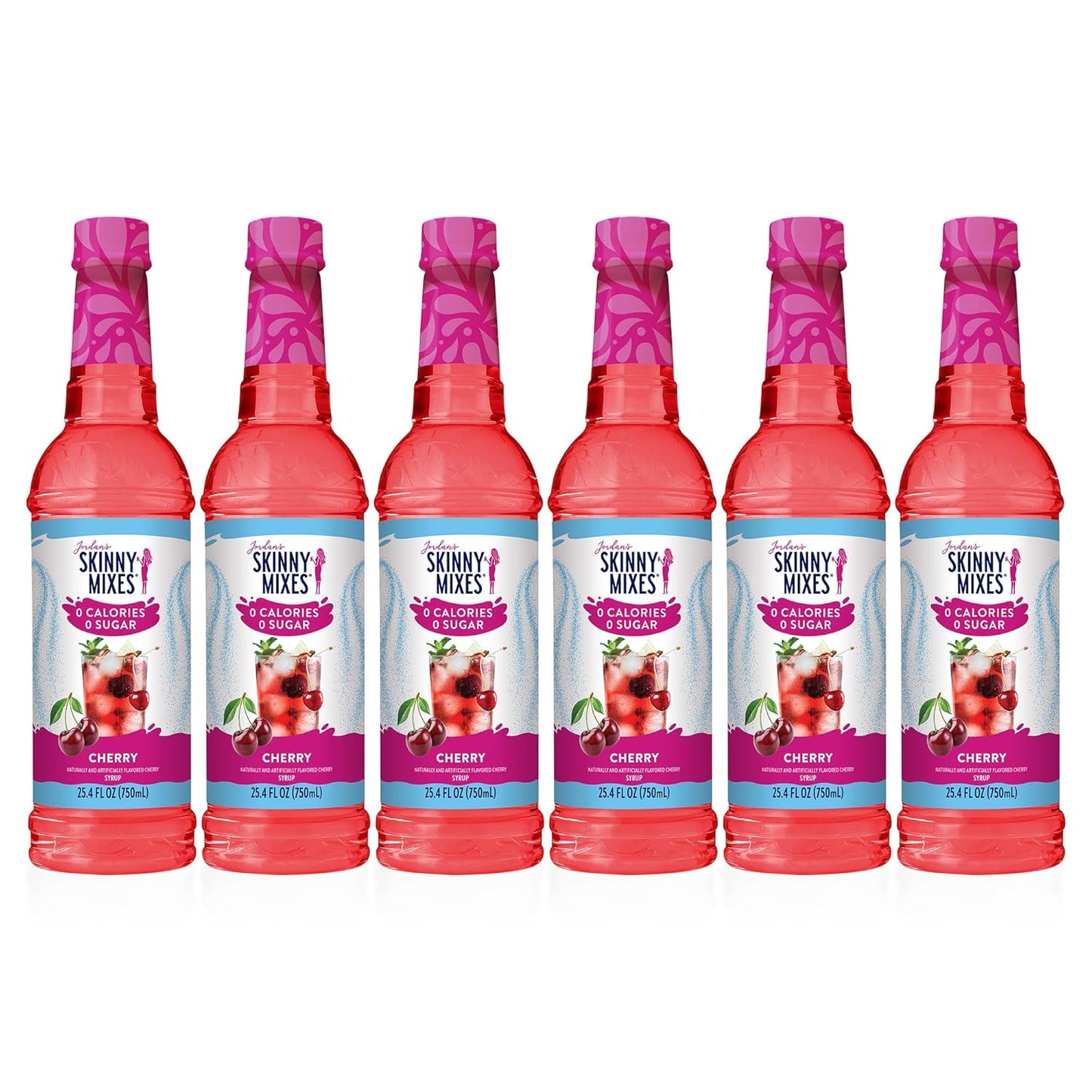Jordan's Skinny Mixes Sugar Free Cherry Syrup for Drinks